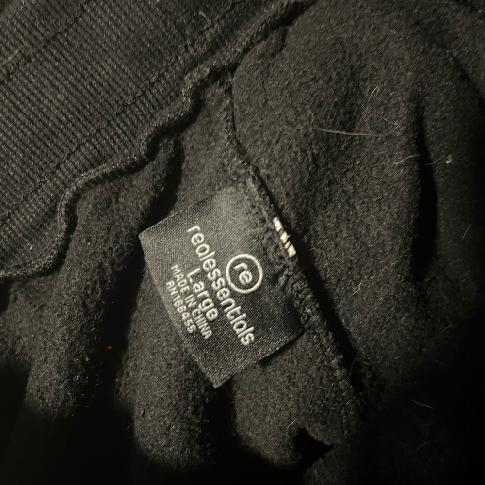 Black sweat pants size large lightly worn